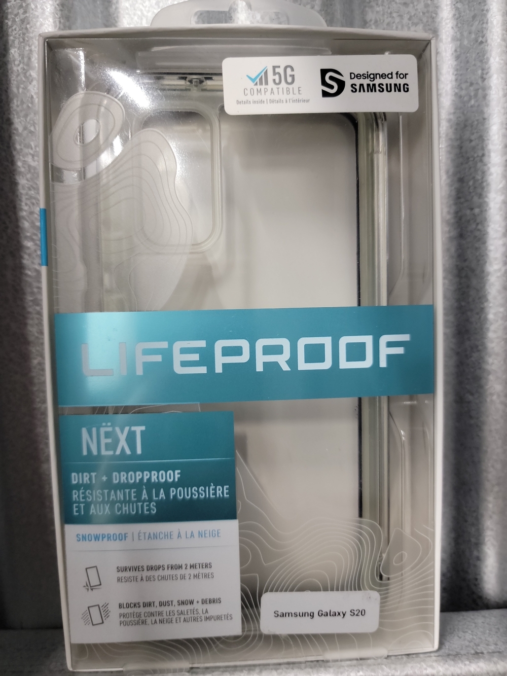 LifeProof NEXT Case for Samsung Galaxy S20 - Dropproof, snowproof, Clear